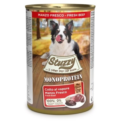 STUZZY Monoprotein Beef - wet dog food - 400 g STUZZY Monoprotein Beef - wet dog food - 400 g