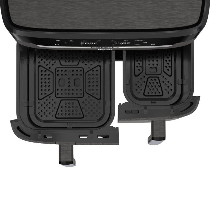 Tefal Easy Fry Dual XXL EY942HE0 fryer Double 11 L Stand-alone 2020 W Hot air fryer Grey Tefal Easy Fry Dual XXL EY942HE0 fryer Double 11 L Stand-alone 2020 W Hot air fryer Grey