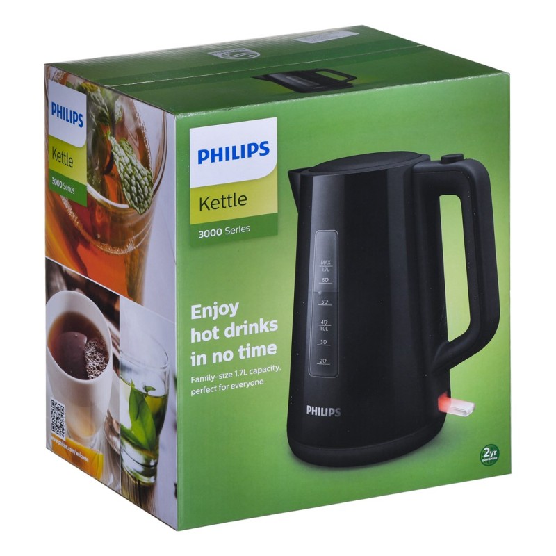 Philips HD9318/20 electric kettle 1.7 L 2200 W Black Philips HD9318/20 electric kettle 1.7 L 2200 W Black