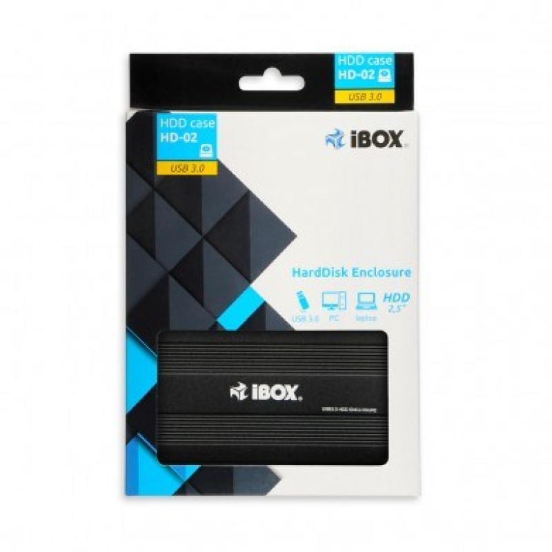 iBox HD-02 HDD enclosure Black 2.5 iBox HD-02 HDD enclosure Black 2.5