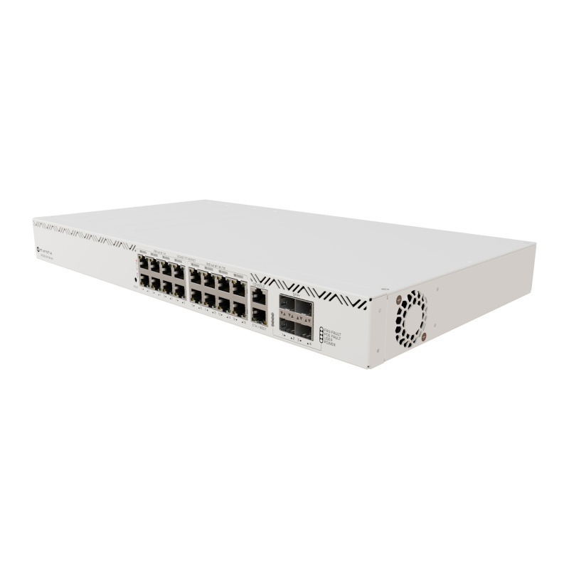 Switch Mikrotik CRS320-8P-8B-4S+RM 21p PoE (PoE+: 8; PoE++: 8; ) 600/963W Managed Gigabit/10G Switch Mikrotik CRS320-8P-8B-4S+RM 21p PoE (PoE+: 8; PoE++: 8; ) 600/963W Managed Gigabit/10G
