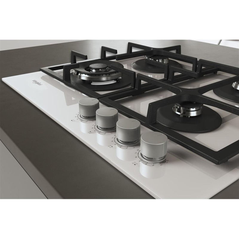 Whirlpool AKTL629/WH White Built-in 59 cm Gas 4 zone(s) Whirlpool AKTL629/WH White Built-in 59 cm Gas 4 zone(s)