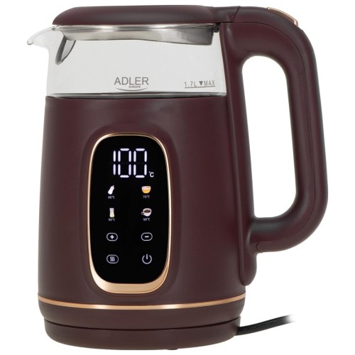 ADLER AD 1305 burgundy electric kettle