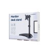Gembird MS-D1ST-04 Monitor desk stand (rotate, tilt, swivel), 13”-32”, black Gembird MS-D1ST-04 Monitor desk stand (rotate, tilt, swivel), 13”-32”, black