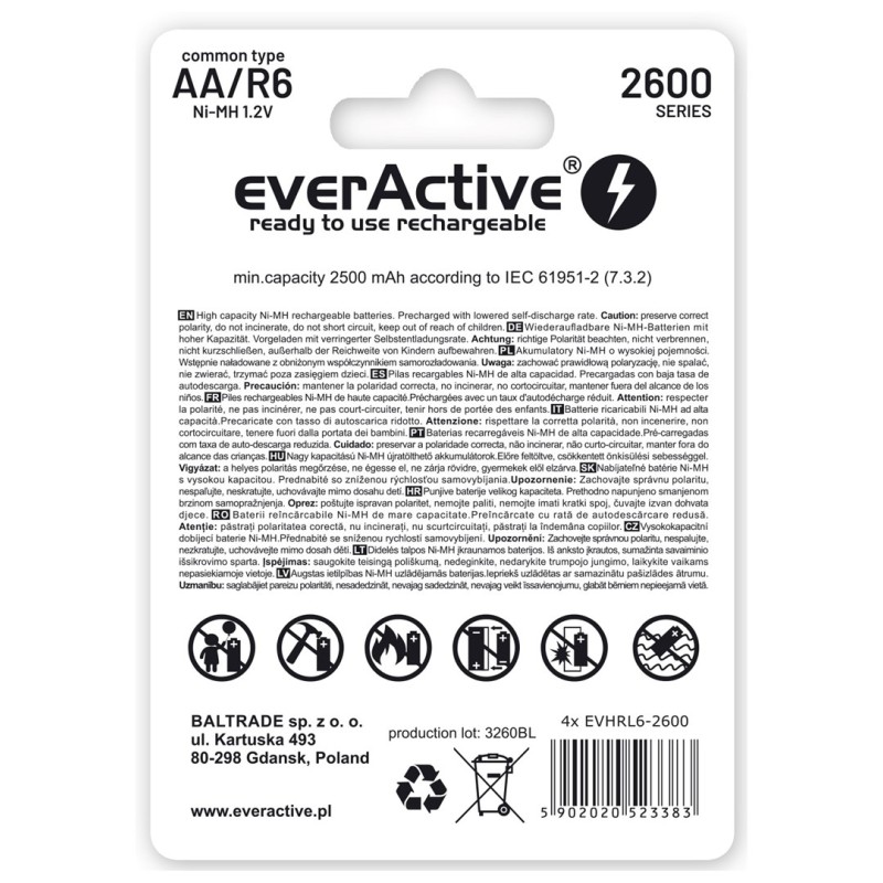 PANASONIC ENELOOP LITE AAA 550mAh 4 szt PANASONIC ENELOOP LITE AAA 550mAh 4 szt