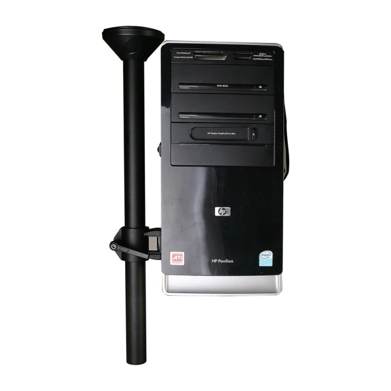 Techly ICA-CS 63 CPU holder Desk-mounted CPU holder Black Techly ICA-CS 63 CPU holder Desk-mounted CPU holder Black