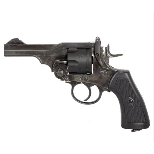 WEBLEY MKVI .455 Police cal.5.5 mm Diabolo cartridge revolver 6-shot. 4’ barrel CO2 Battlefield Ekp to17J WEBLEY MKVI .455 Police cal.5.5 mm Diabolo cartridge revolver 6-shot. 4’ barrel CO2 Battlefield Ekp to17J