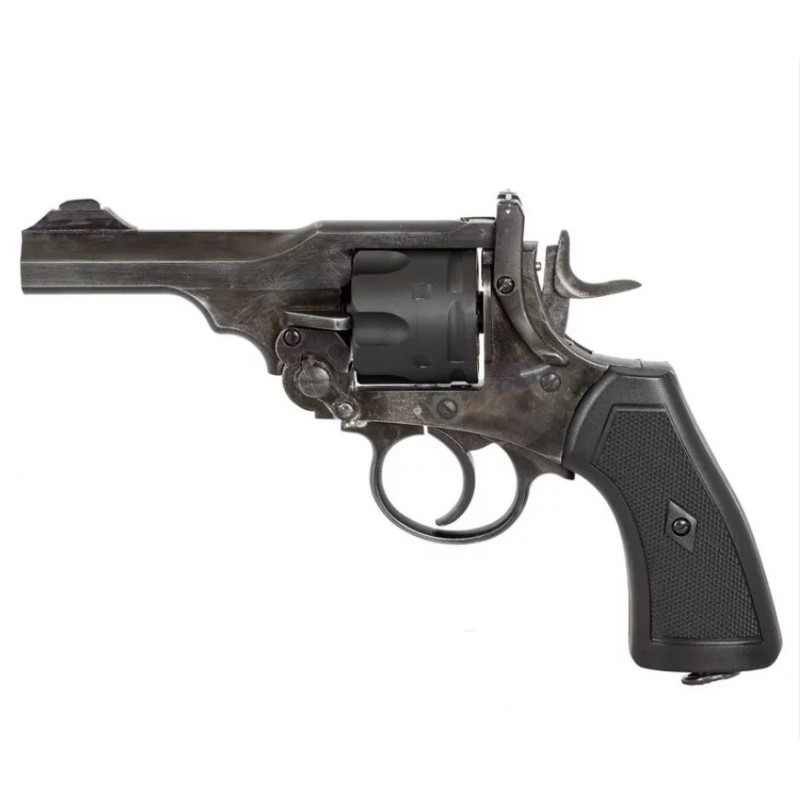 WEBLEY MKVI .455 Police cal.5.5 mm Diabolo cartridge revolver 6-shot. 4’ barrel CO2 Battlefield Ekp to17J