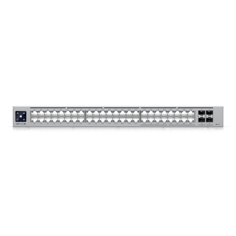 Ubiquiti USW-PRO-MAX-48-POE network switch L3 2.5G Ethernet (100/1000/2500) Power over Ethernet (PoE) Grey Ubiquiti USW-PRO-MAX-48-POE network switch L3 2.5G Ethernet (100/1000/2500) Power over Ethernet (PoE) Grey