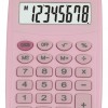 Vector KAV VC-210 PK pocket calculator, 8 digits, 64x98.5 mm, light pink