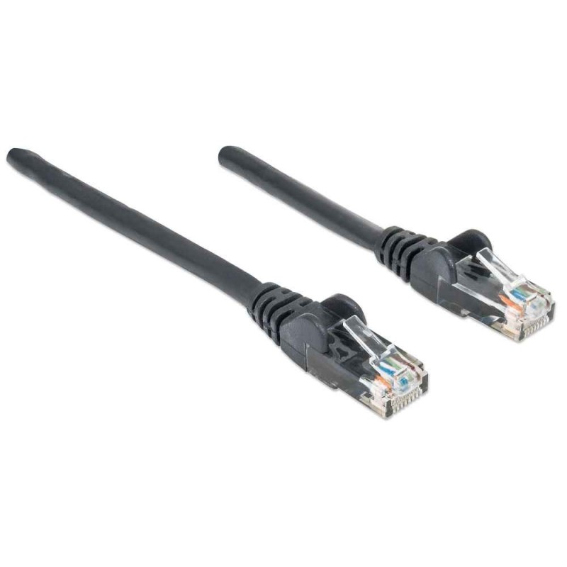 Intellinet Network Patch Cable, Cat6, 3m, Black, CCA, U/UTP, PVC, RJ45, Gold Plated Contacts, Snagless, Booted, Lifetime Warranty, Polybag Intellinet Network Patch Cable, Cat6, 3m, Black, CCA, U/UTP, PVC, RJ45, Gold Plated Contacts, Snagless, Booted, Lifetime Warranty, Polybag