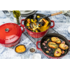 Staub La Cocotte Round Cast iron Casserole baking dish -- SET OF 3 PIECES Staub La Cocotte Round Cast iron Casserole baking dish -- SET OF 3 PIECES