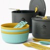 Sea to Summit Frontier UL Two Pot Cook Set 4P Folding crockery set Sea to Summit Frontier UL Two Pot Cook Set 4P Folding crockery set