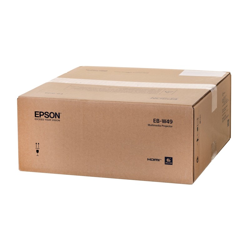 Epson EB-W49 data projector Desktop projector 3800 ANSI lumens 3LCD WXGA (1280x800) White Epson EB-W49 data projector Desktop projector 3800 ANSI lumens 3LCD WXGA (1280x800) White