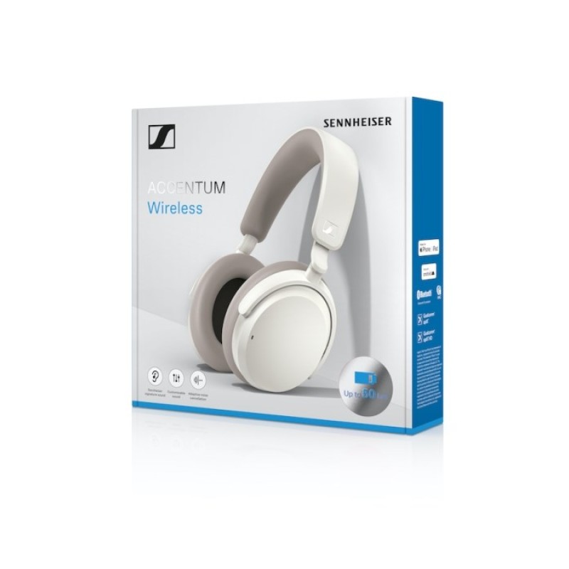 Sennheiser Accentum Wireless Headphones White Sennheiser Accentum Wireless Headphones White