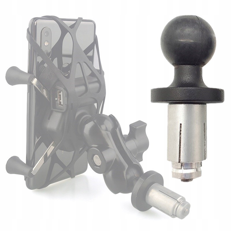 MOTORBIKE PHONE HOLDER FREEDCONN MC7C + BM2R HEAD TUBE ATTACHMENT MOTORBIKE PHONE HOLDER FREEDCONN MC7C + BM2R HEAD TUBE ATTACHMENT
