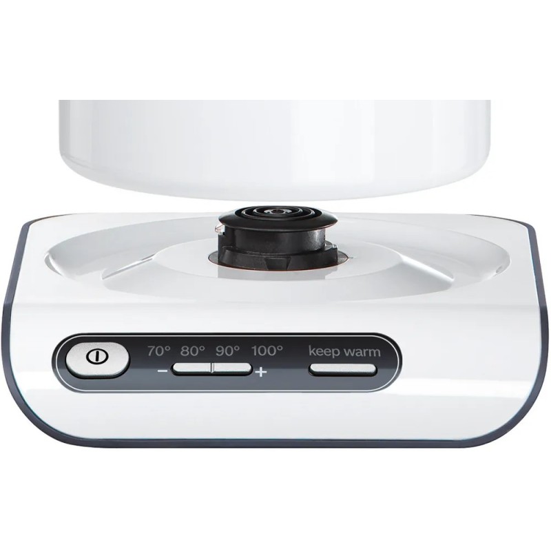 Bosch TWK8611P electric kettle 1.5 L 2400 W Anthracite, Stainless steel, White