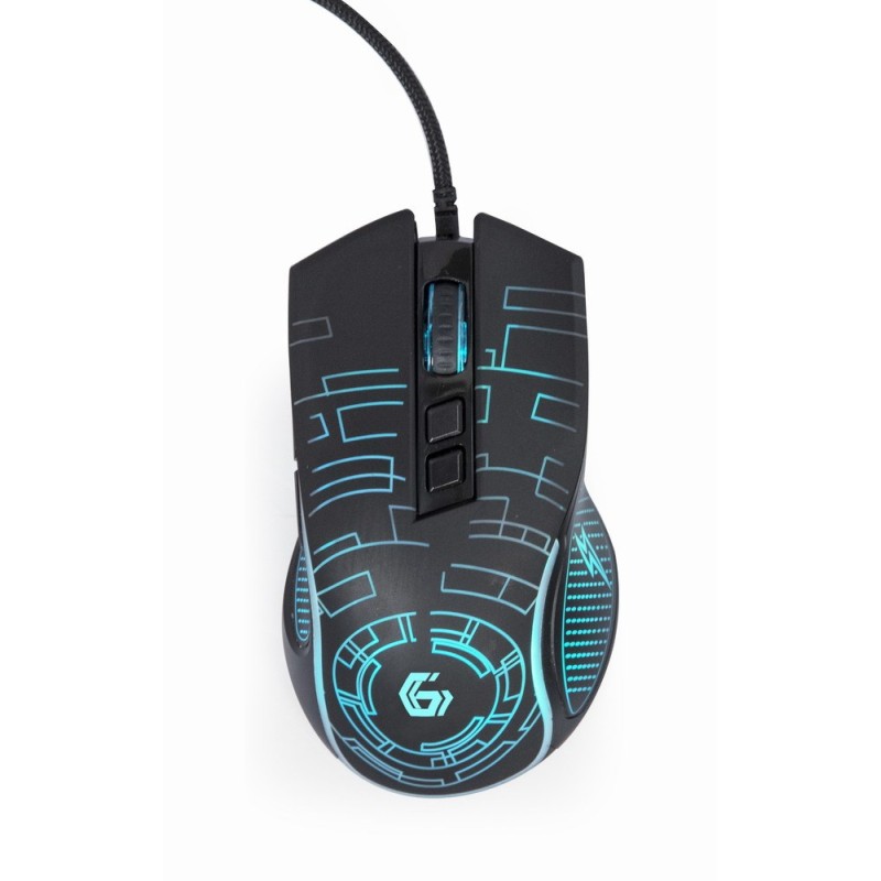 Gembird MUSG-RGB-01 mouse Right-hand USB Type-A 3600 DPI Gembird MUSG-RGB-01 mouse Right-hand USB Type-A 3600 DPI