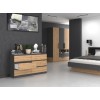 Topeshop M6 140 ANT/ART KPL chest of drawers Topeshop M6 140 ANT/ART KPL chest of drawers