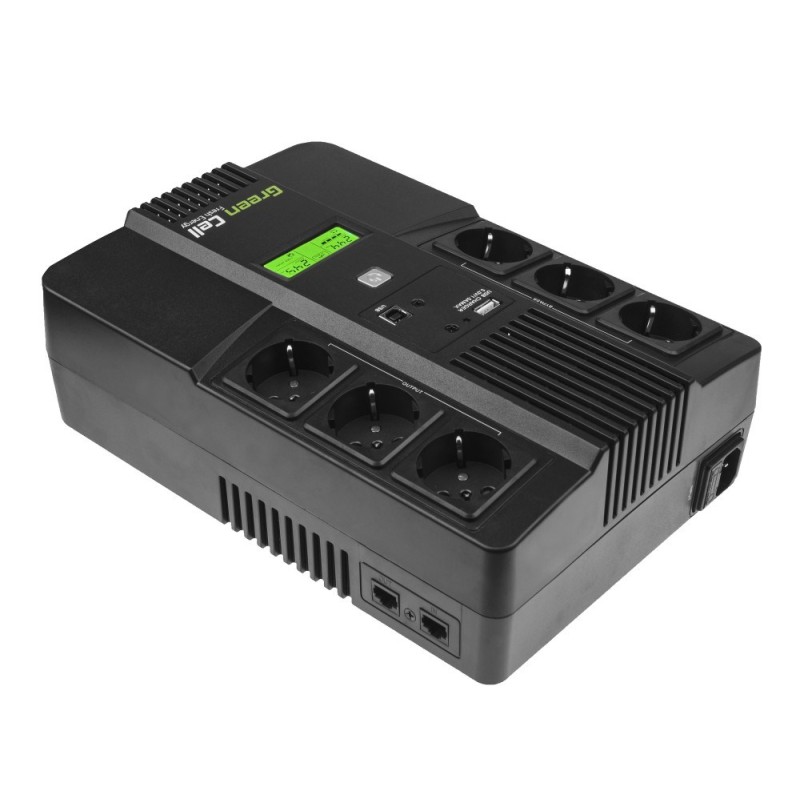 Green Cell UPS06 uninterruptible power supply (UPS) Line-Interactive 600 VA 360 W 6 AC outlet(s) Green Cell UPS06 uninterruptible power supply (UPS) Line-Interactive 600 VA 360 W 6 AC outlet(s)