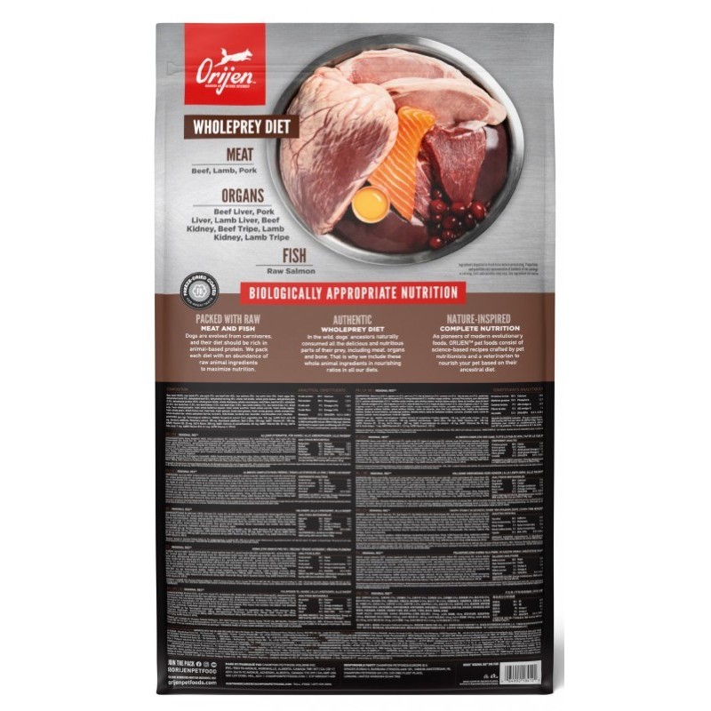 ORIJEN Regional Red - dry dog food - 11,4 kg ORIJEN Regional Red - dry dog food - 11,4 kg