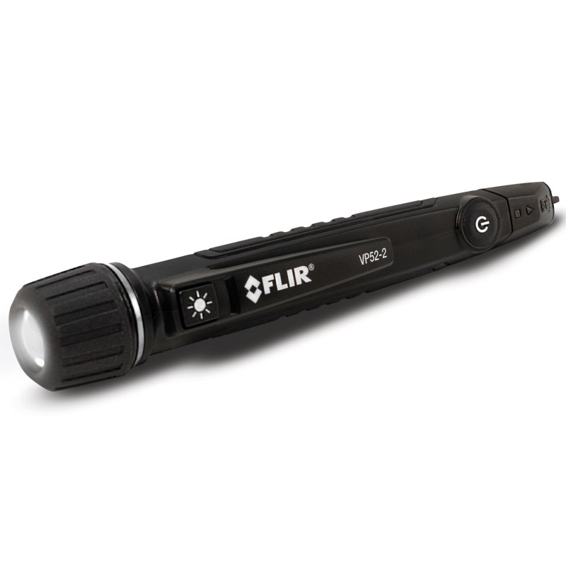 FLIR VP52-2 Tester di tensione senza contatto CAT IV 1000 V LED, Vibrazione, Acustico Pocket Black FLIR VP52-2 Tester di tensione senza contatto CAT IV 1000 V LED, Vibrazione, Acustico Pocket Black