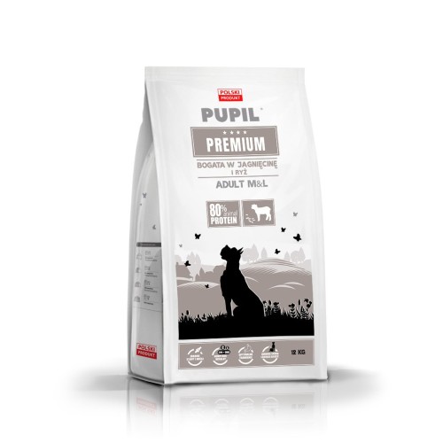 PUPIL Premium Medium and large breeds Rich in lamb and rice - dry dog food - 12kg PUPIL Premium Medium and large breeds Rich in lamb and rice - dry dog food - 12kg