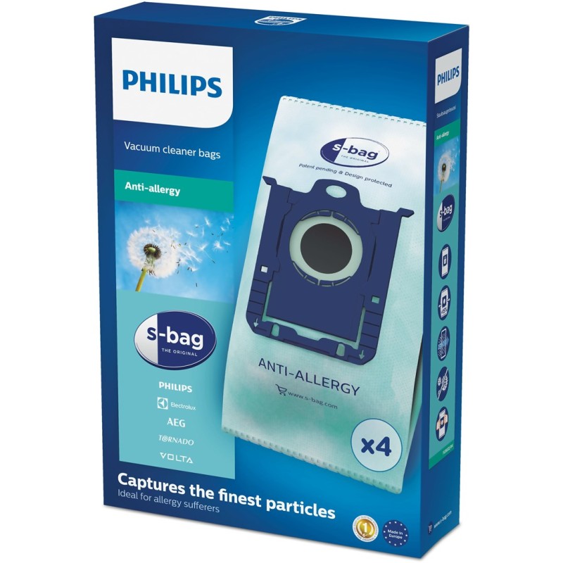Philips s-bag Vacuum cleaner bags FC8022/04 Philips s-bag Vacuum cleaner bags FC8022/04