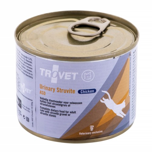 TROVET ASD Urinary Struvite with chicken - wet cat food - 200 g TROVET ASD Urinary Struvite with chicken - wet cat food - 200 g