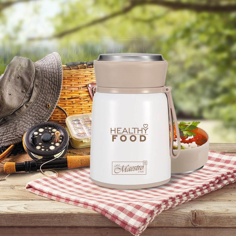 Dinner thermos Maestro MR-1646-53 530 ml White Dinner thermos Maestro MR-1646-53 530 ml White