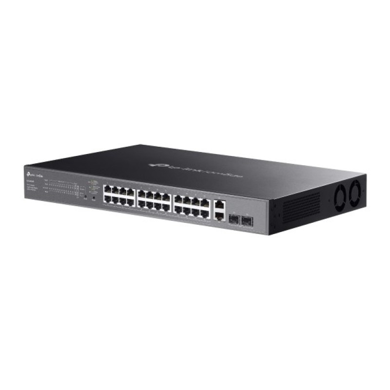 TP-Link Omada ES228GMP network switch Managed L2 Gigabit Ethernet (10/100/1000) Power over Ethernet (PoE) Black TP-Link Omada ES228GMP network switch Managed L2 Gigabit Ethernet (10/100/1000) Power over Ethernet (PoE) Black