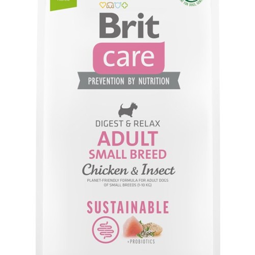 BRIT Care Dog Sustainable Adult Small Breed Chicken & Insect - dry dog food - 7 kg BRIT Care Dog Sustainable Adult Small Breed Chicken & Insect - dry dog food - 7 kg