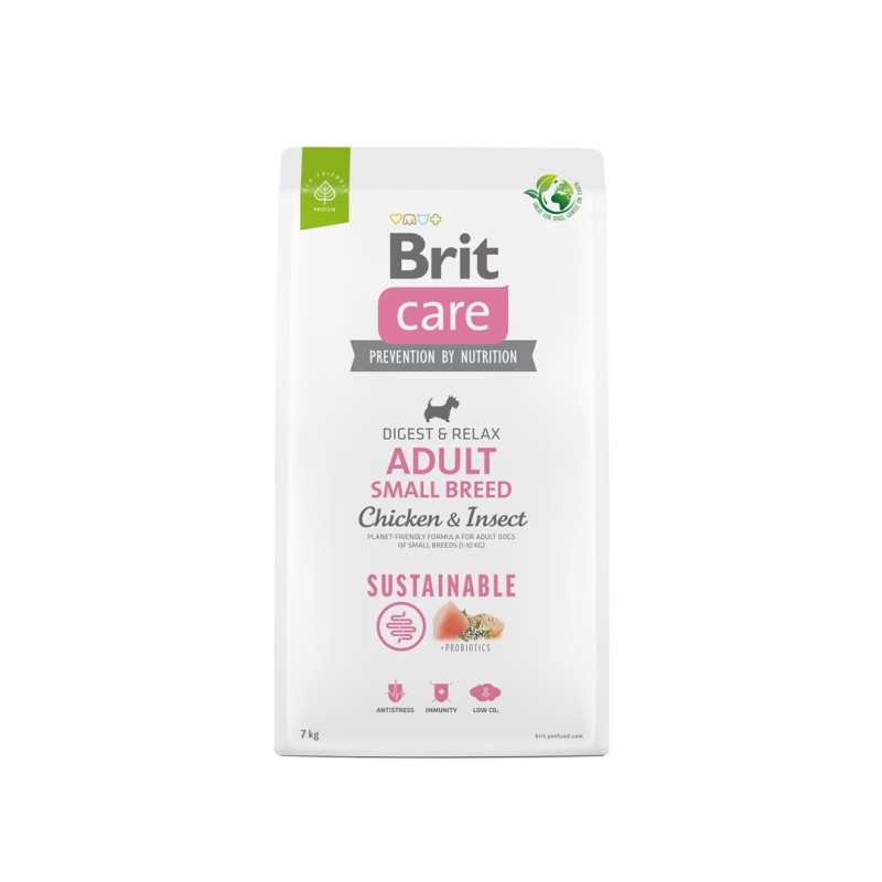BRIT Care Dog Sustainable Adult Small Breed Chicken & Insect - dry dog food - 7 kg BRIT Care Dog Sustainable Adult Small Breed Chicken & Insect - dry dog food - 7 kg