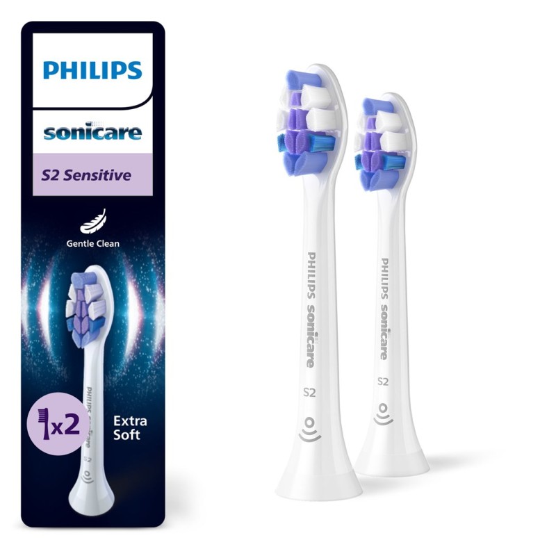 Philips Sensitive HX6052/87 2-pack brush heads Philips Sensitive HX6052/87 2-pack brush heads