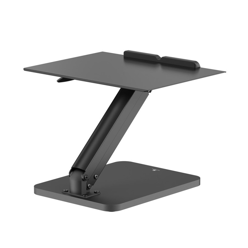 Maclean desk stand for monitor or laptop, gas spring, for standing and sitting work, black, MC-493 Maclean desk stand for monitor or laptop, gas spring, for standing and sitting work, black, MC-493