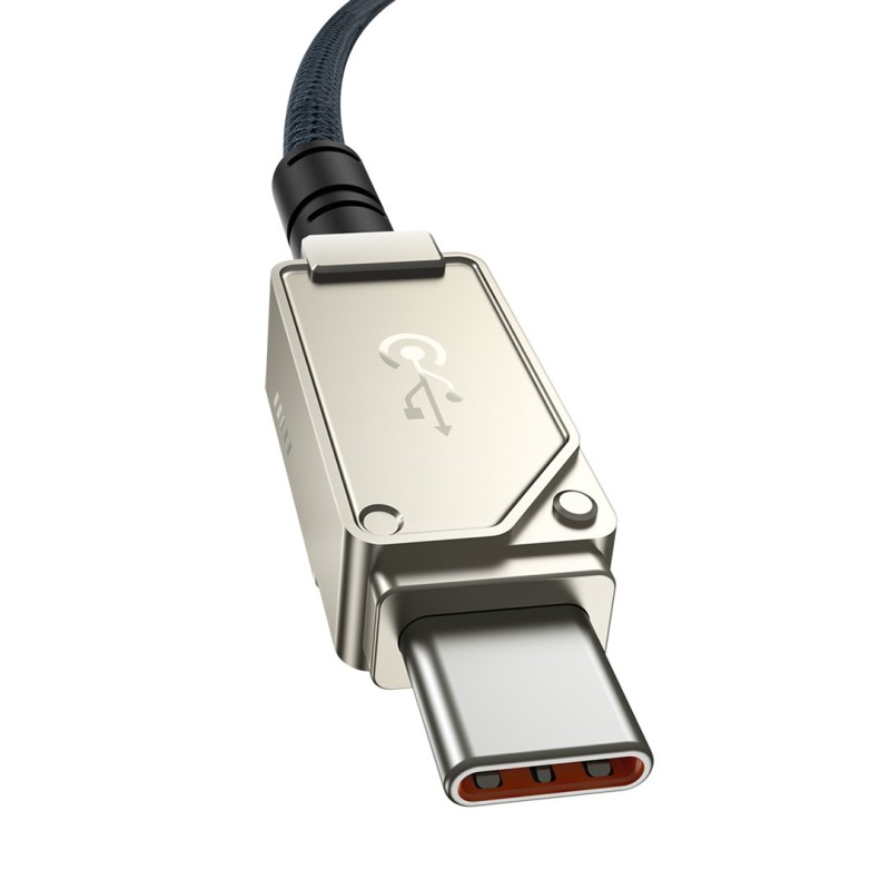 Baseus Unbreakable USB C to USB C cable 1 m 100 W White Baseus Unbreakable USB C to USB C cable 1 m 100 W White