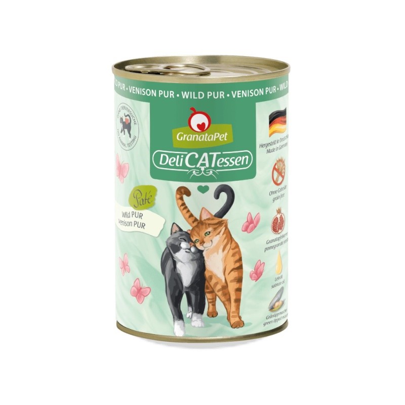 GRANATAPET DeliCATessen Venison - wet cat food - 400g GRANATAPET DeliCATessen Venison - wet cat food - 400g