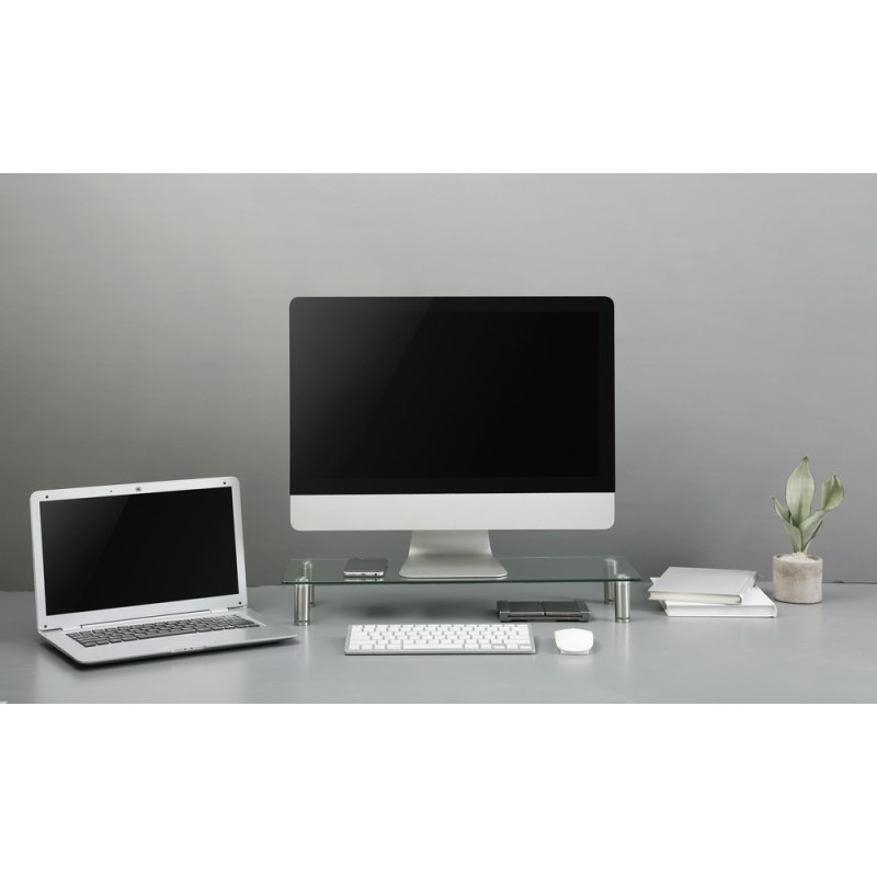 Gembird MS-TABLE-GM-01 Glass monitor stand, medium