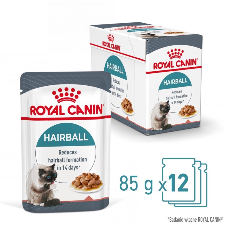 ROYAL CANIN Hairball Care Wet cat food Chunks in sauce 12x85 g ROYAL CANIN Hairball Care Wet cat food Chunks in sauce 12x85 g