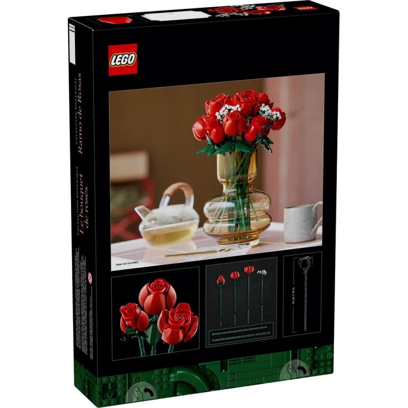 LEGO ICONS 10328 BOUQUET OF ROSES FLOWERS LEGO ICONS 10328 BOUQUET OF ROSES FLOWERS