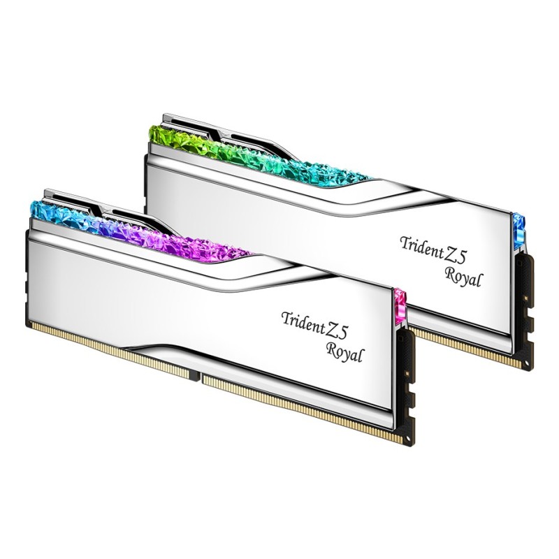 G.Skill Trident Z5 Royal F5-6800J3446F48GX2-TR5S memory module 96 GB 2 x 48 GB DDR5 G.Skill Trident Z5 Royal F5-6800J3446F48GX2-TR5S memory module 96 GB 2 x 48 GB DDR5