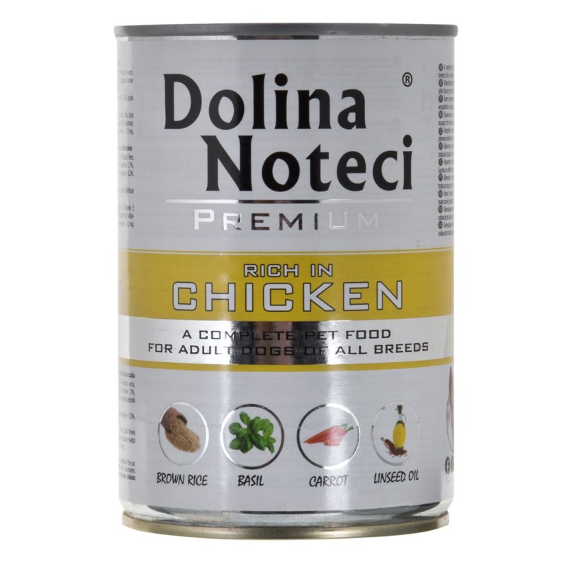 DOLINA NOTECI Premium Rich in chicken - Wet dog food - 400 g DOLINA NOTECI Premium Rich in chicken - Wet dog food - 400 g