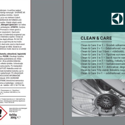 ELECTROLUX washing machine and dishwasher preparation M2GCP601 ELECTROLUX washing machine and dishwasher preparation M2GCP601