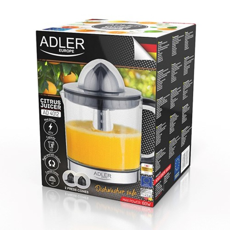 ADLER AD 4012 CITRUS SQUEEZER ADLER AD 4012 CITRUS SQUEEZER