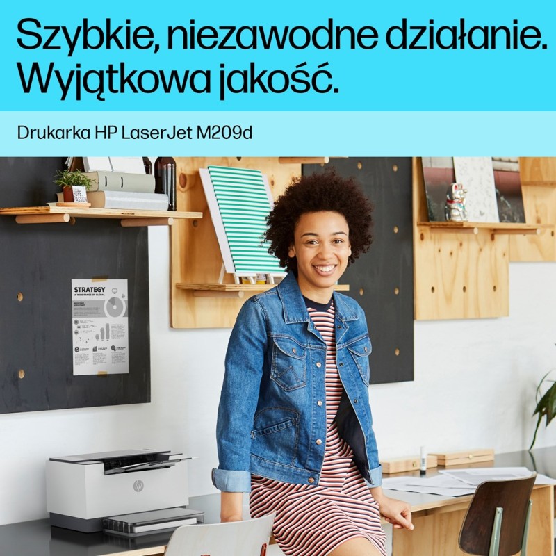 HP LaserJet M209d Printer