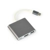 Gembird A-CM-HDMIF-02-SG USB graphics adapter 3840 x 2160 pixels Grey Gembird A-CM-HDMIF-02-SG USB graphics adapter 3840 x 2160 pixels Grey