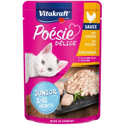 VITAKRAFT POESIE DELICE JUNIOR chicken - wet cat food - 85 g VITAKRAFT POESIE DELICE JUNIOR chicken - wet cat food - 85 g