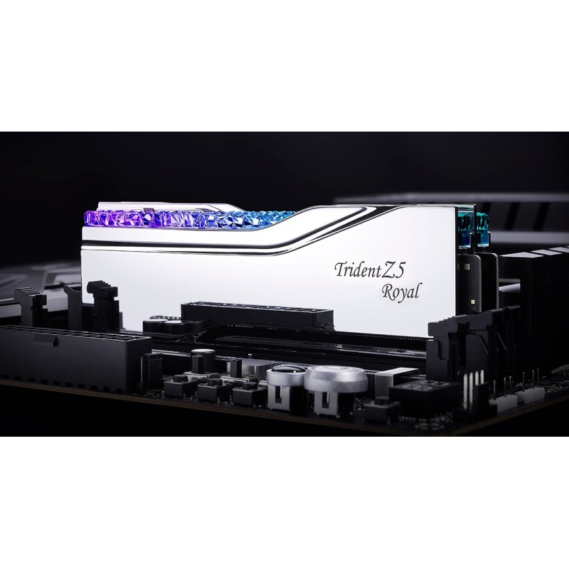 G.Skill Trident Z5 Royal F5-6800J3446F48GX2-TR5S memory module 96 GB 2 x 48 GB DDR5 G.Skill Trident Z5 Royal F5-6800J3446F48GX2-TR5S memory module 96 GB 2 x 48 GB DDR5