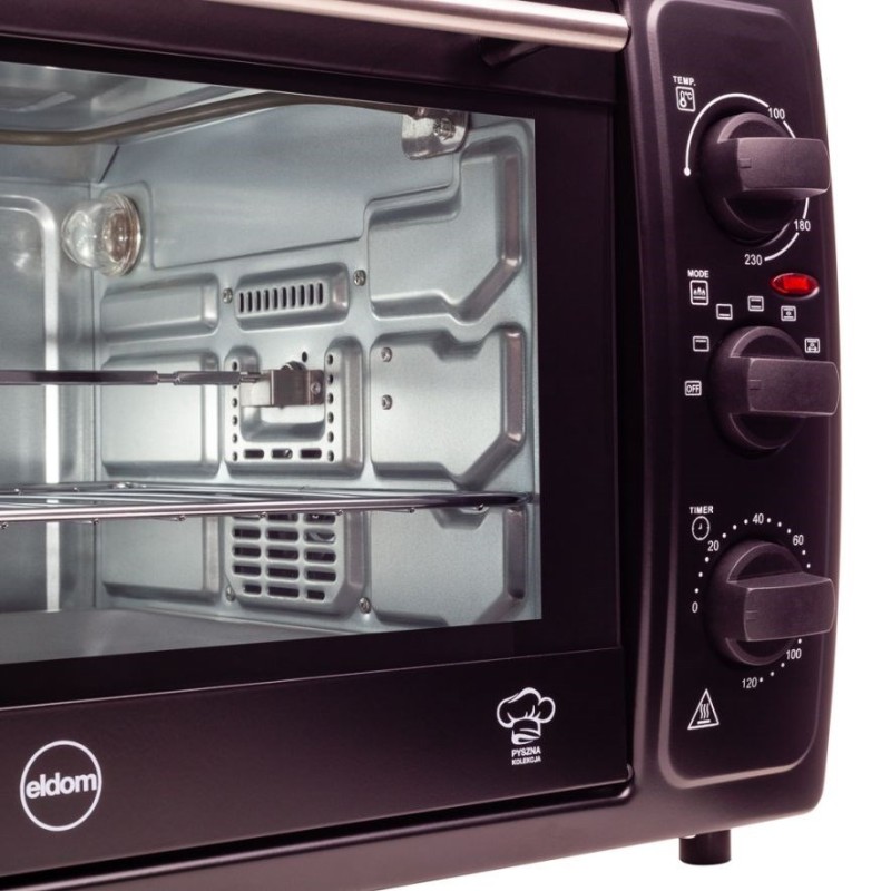 ELDOM Oven ONEV, capacity 48 l, rotisserie spit, hot air, power 2000 W ELDOM Oven ONEV, capacity 48 l, rotisserie spit, hot air, power 2000 W