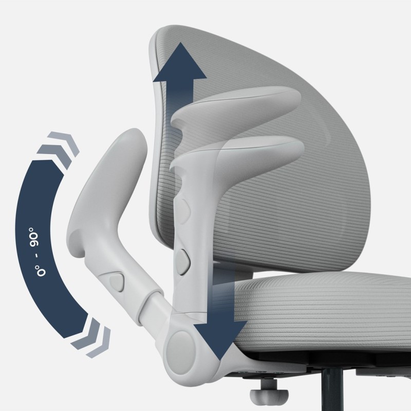 Junior 5.0 Grey swivel chair